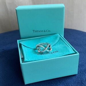 Tiffany & Co. Sterling Silver Infinity Heart Ring